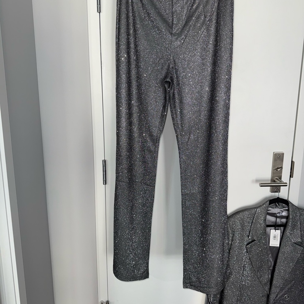 Elegant Shimmer Women's Trousers